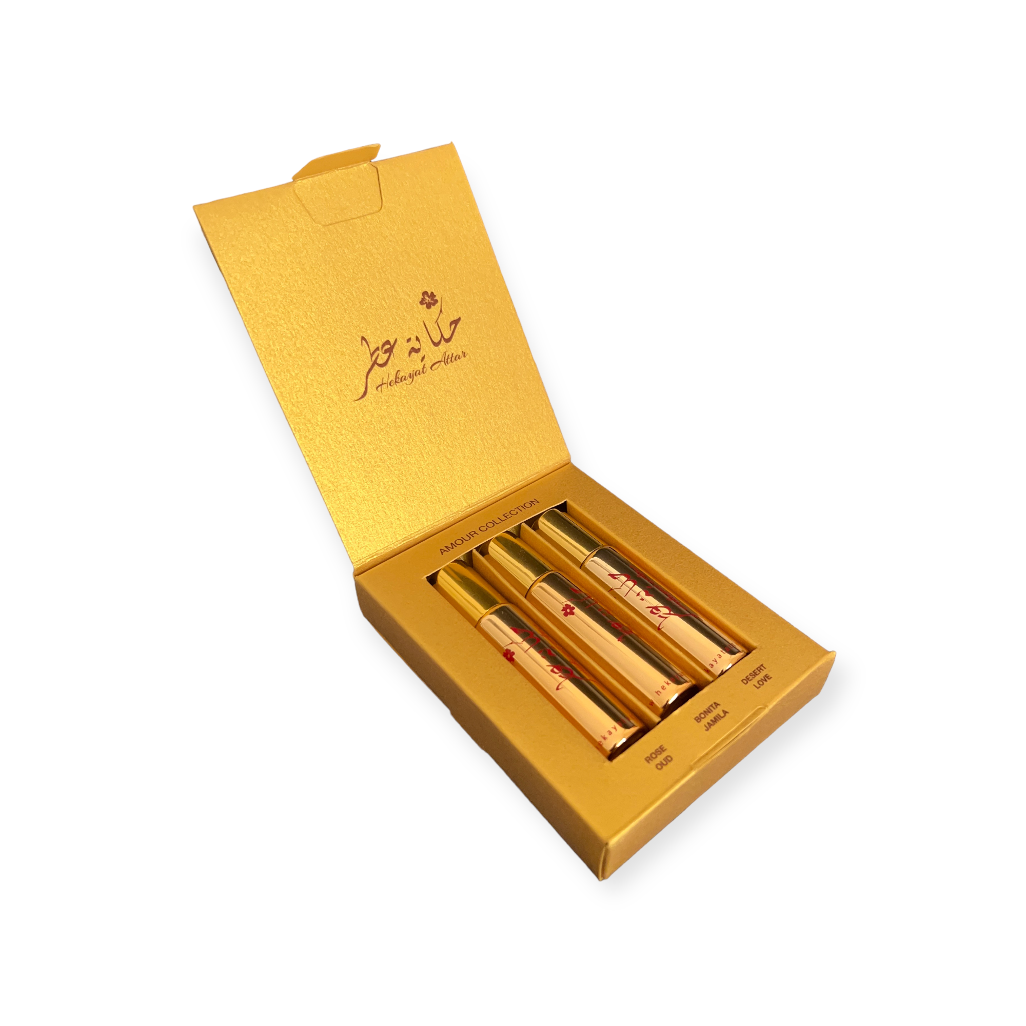 Discovery Set | Amour Collection by Hekayat Attar ( Rose Oud, Bonita ...