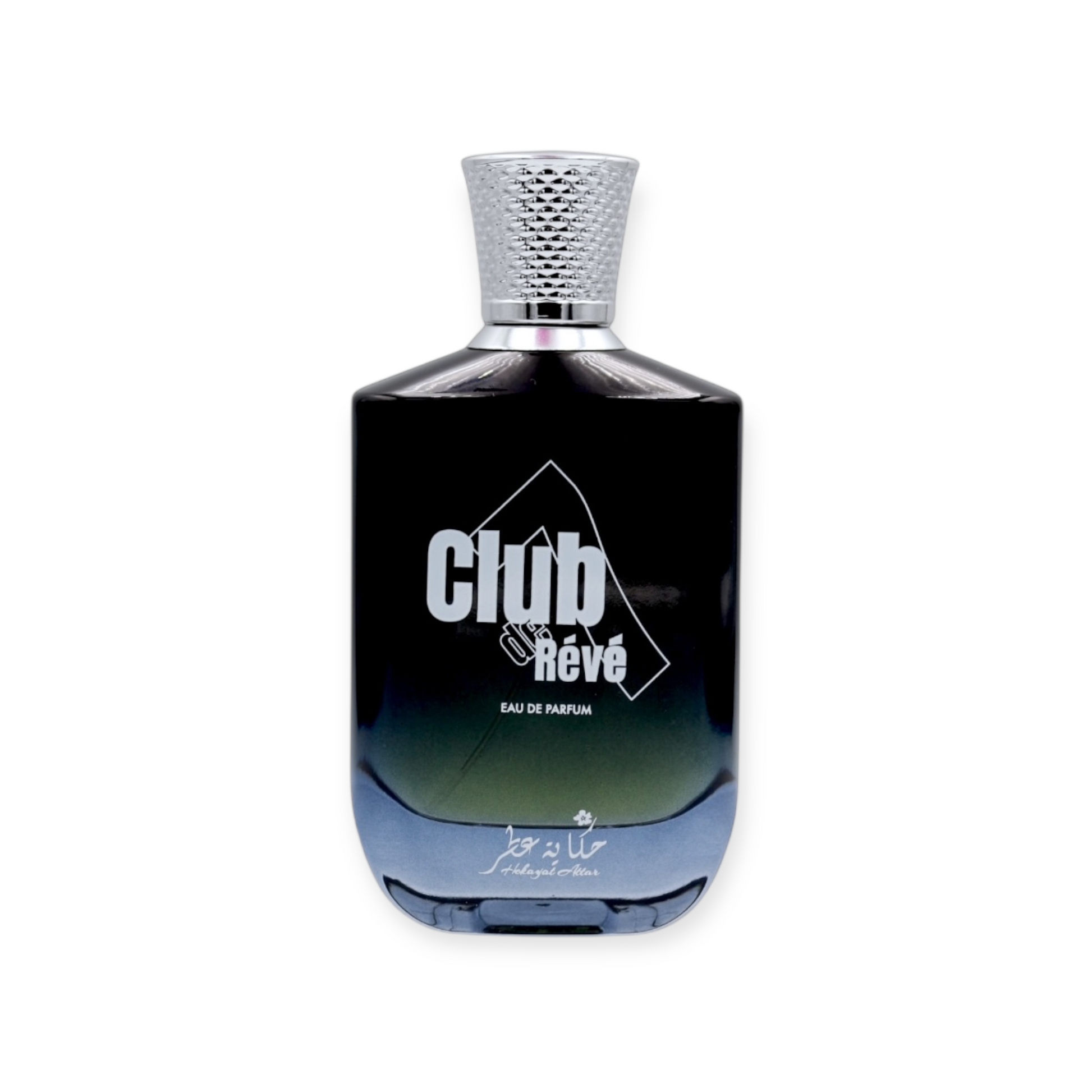 CLUBDE7REVE by Hekayat Attar bottle on a white background