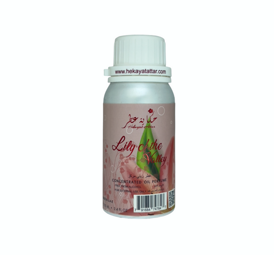 Lily of the Valley by Hekayat Attar bottle on a white background