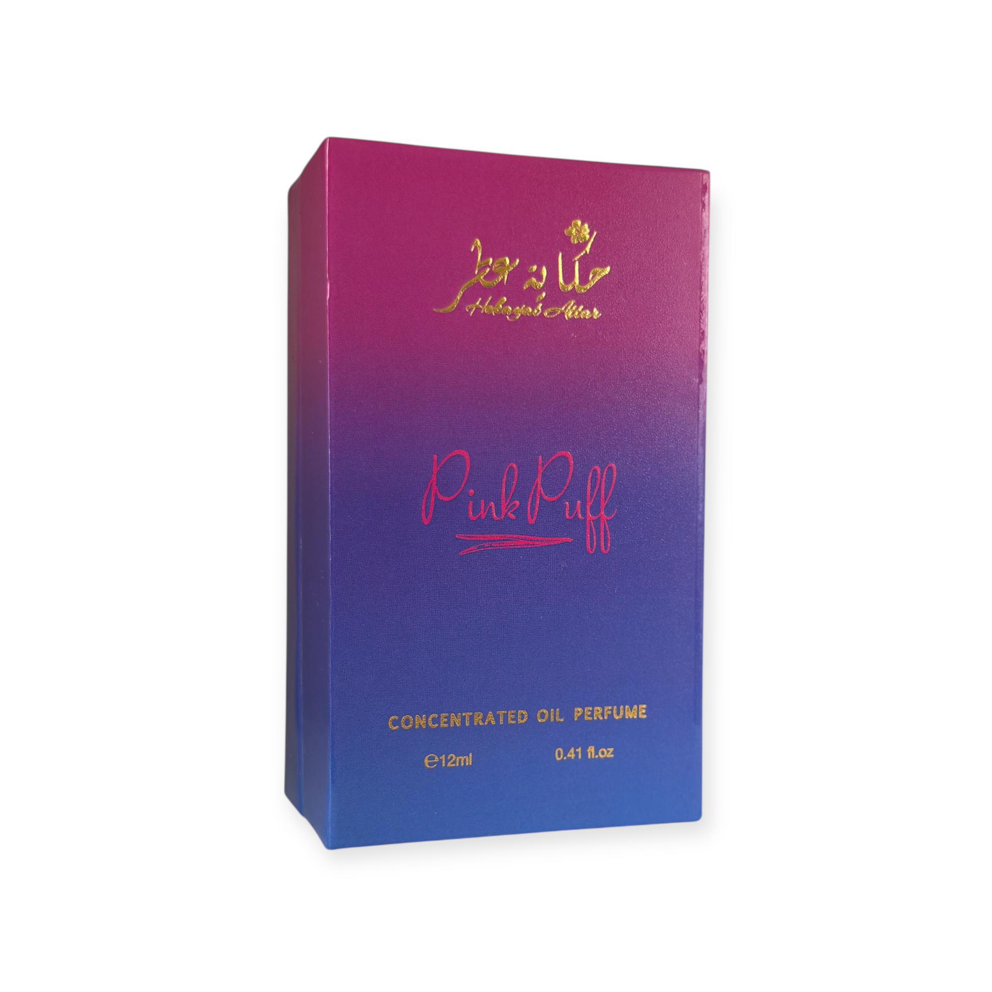 Cherries 12 ml Oil perfume by Hekayat Attar box on a white  background